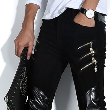 【美品♡希少】HYSTERICGLAMOUR レザーパンツ　革パン　メンズS 美品♡希少】HYSTERICGLAMOUR レザーパンツ 革パン メンズS